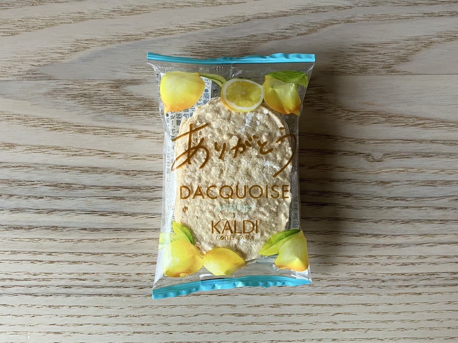 カルディ レモンダックワーズ パッケージ表