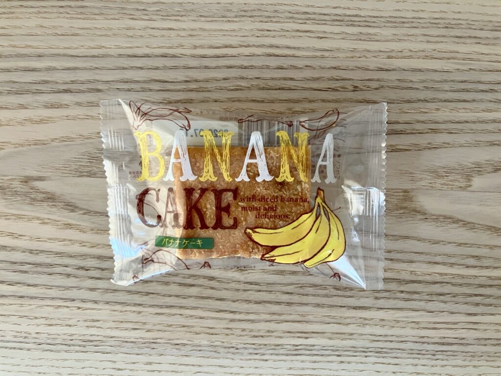 カルディオリジナル バナナケーキのパッケージ