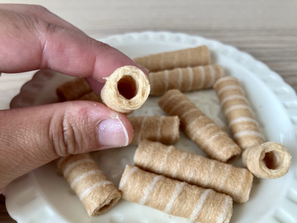 グリーンヴィル クリスピーココナッツロール オリジナルの断面