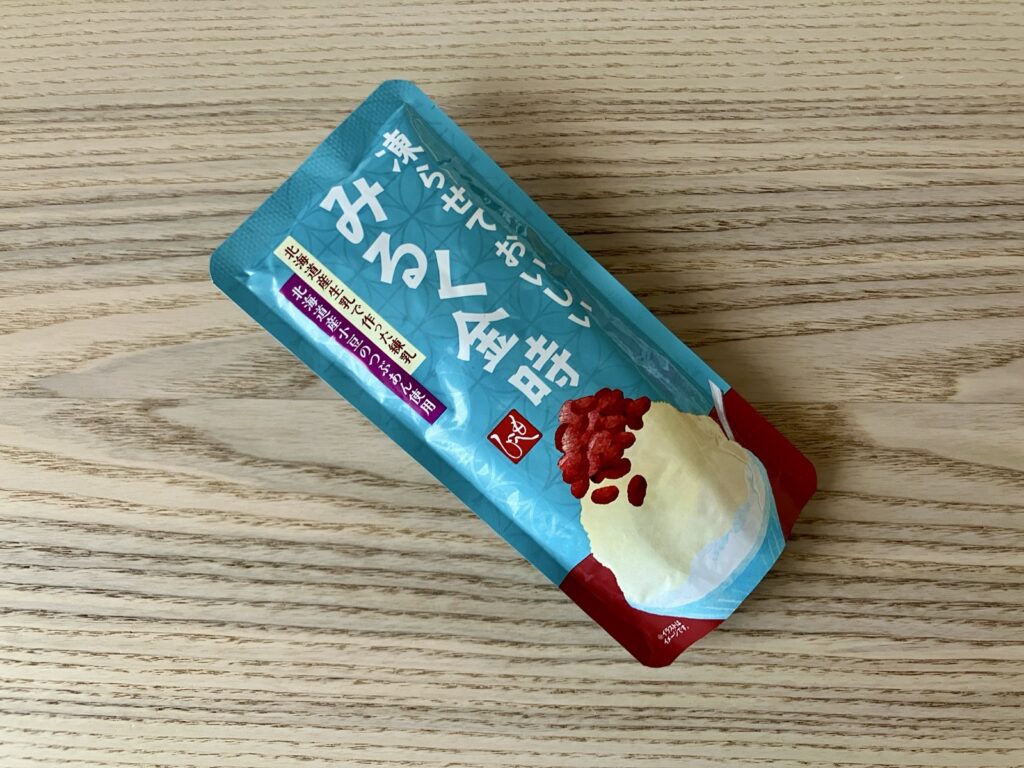 凍らせておいしい みるく金時のパッケージ表面